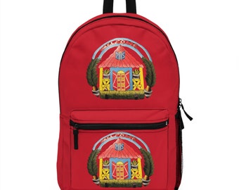 Fun Backpack for school and all! Height 18"! Haitian Art - Great gift idea