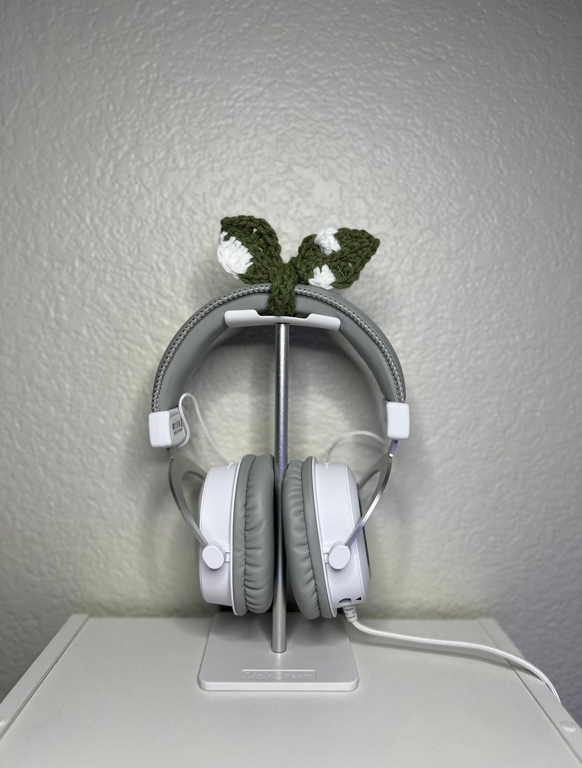 Crochet Sprout for Headphones Handmade Pink Princess Headset Etsy