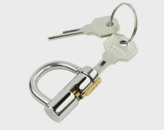 PA Piercing Lock, Edelstahlschloss mit Schlüsseln