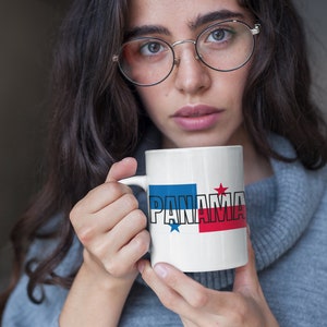 Panama Coffee Mug, Panama Flag, 150z Coffee Mug