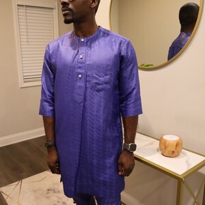 African Men Top and Trouser Atiku Yoruba Men Outfit Nigerian Men Wedding Outfit Etsy