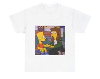 Bart Simpson Scene T-Shirt | Cartoon Meme Graphic Tee