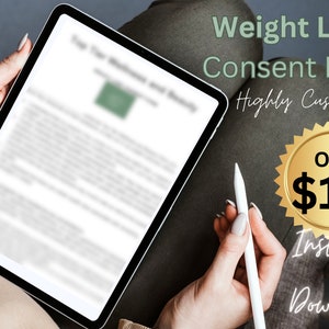 Weight Loss Consent Form Template