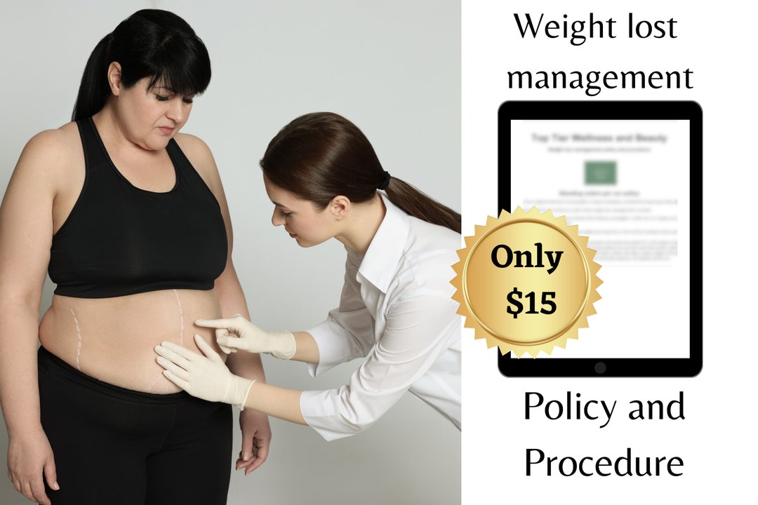Medical Spa Weight Loss Management Policy and Procedure Form| SOP