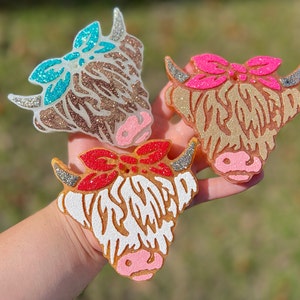 Vaca fresca de las Tierras Altas / vaca fresca / vaca / vaca de las Tierras Altas / fresca de coche / fresca de coche de vaca / fresca / fresca personalizada