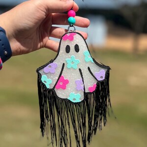 Halloween-Frischling | Gänseblümchen Geist | Geist Freshie | Girly Halloween