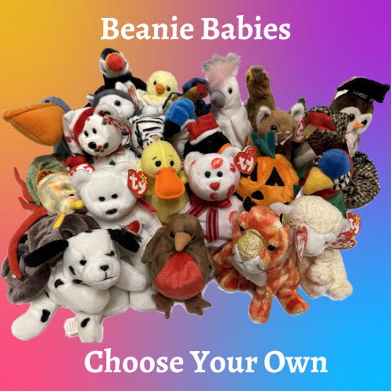 Your Choice of Ty Beanie Babies Etsy