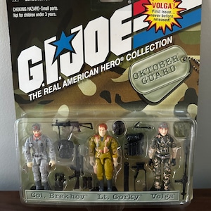 1998 Hasbro GI Joe Oktober Guard Col. Brekhov Lt. Gorky Volga 3 Pack Sealed