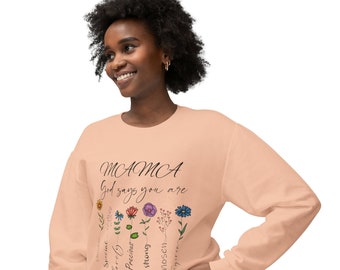 Mother's Day gifts. beautiful  and  soft.Unisex Lightweight Crewneck Sweatshirt