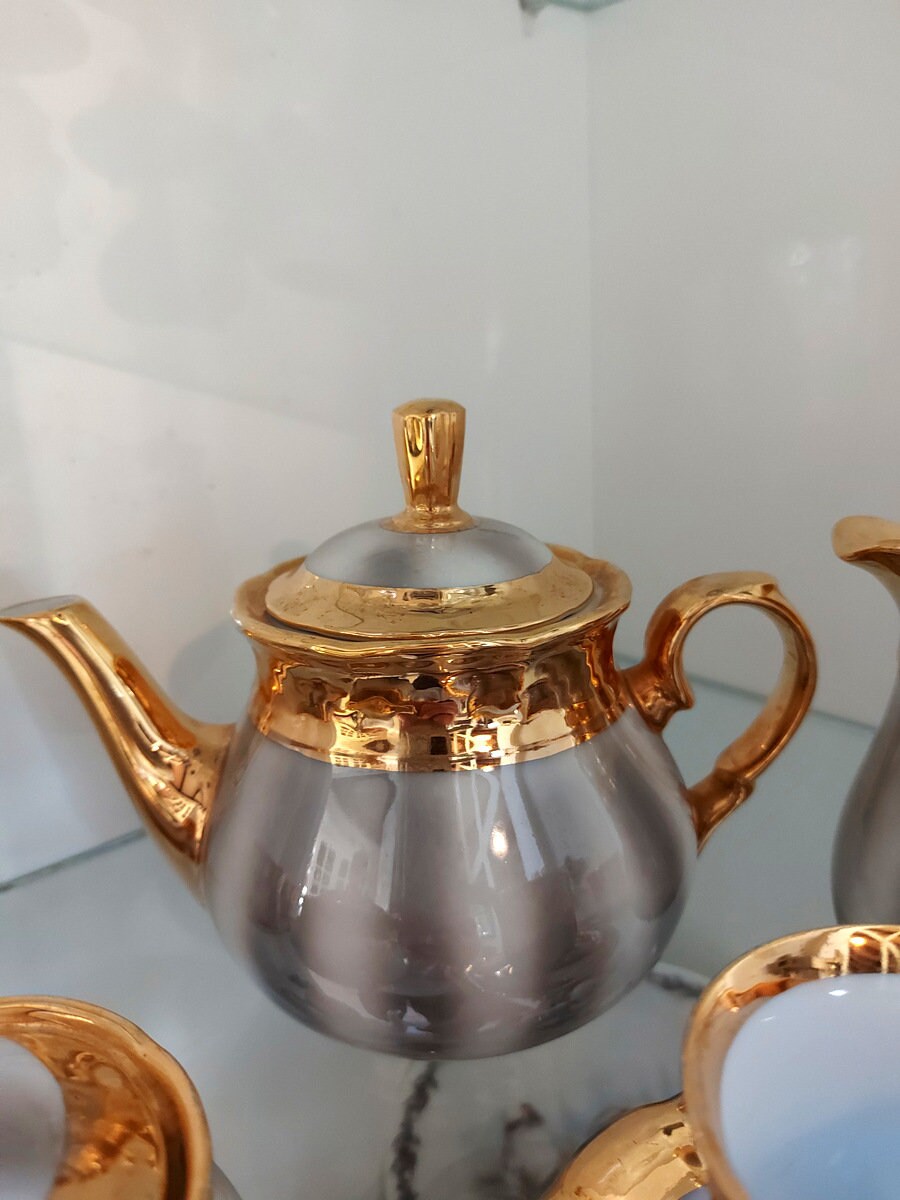 Vintage Gold Tea Set Coffee Set Etsy