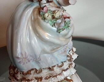 Porcelain Vintage Victorian Lady /japan/ Collectible Figurine/home