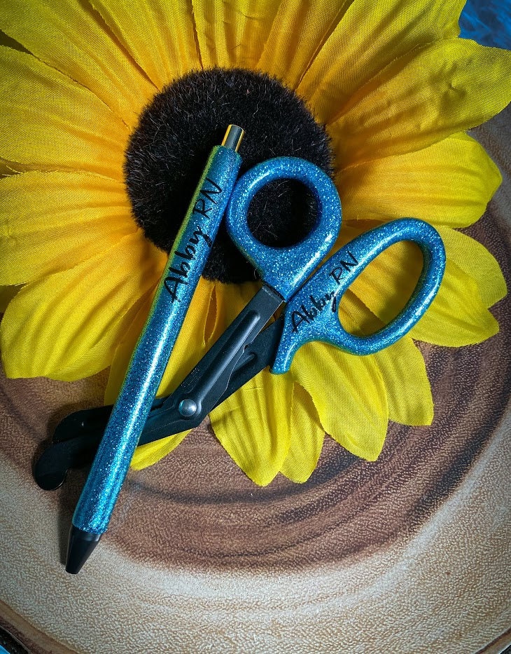 Personalized Nursing Shear/pen Set Etsy