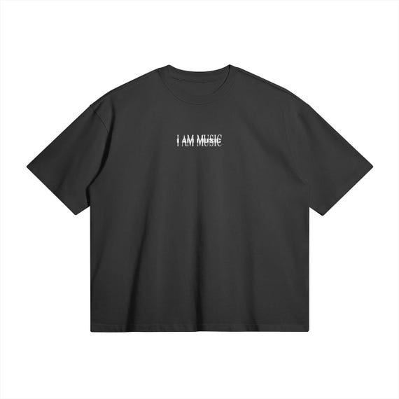 Boxy Fit - I AM MUSIC Playboi Carti Inspired Graphic T-shirt