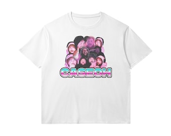 Basic Fit - Caseoh Twitch Streamer Face Graphic T-shirt