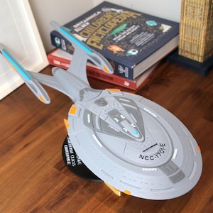 22-inch Sovereign Class NCC-1701-E Enterprise - 3D Printable Enterprise Replica - Fully colored and assembled