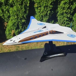 1:100 (16 inch) UN One Space shuttle - Fully colored and Assembled - 3D Printed
