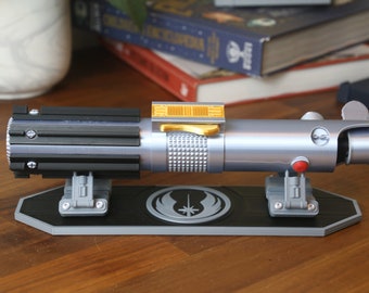 Anakin Skywalker's Episode III Lightsaber Hilt with Stand - 3D Printed Replica