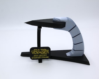 29th Century Phaser with Stand - 3D Printed - Fully Colored and Assembled