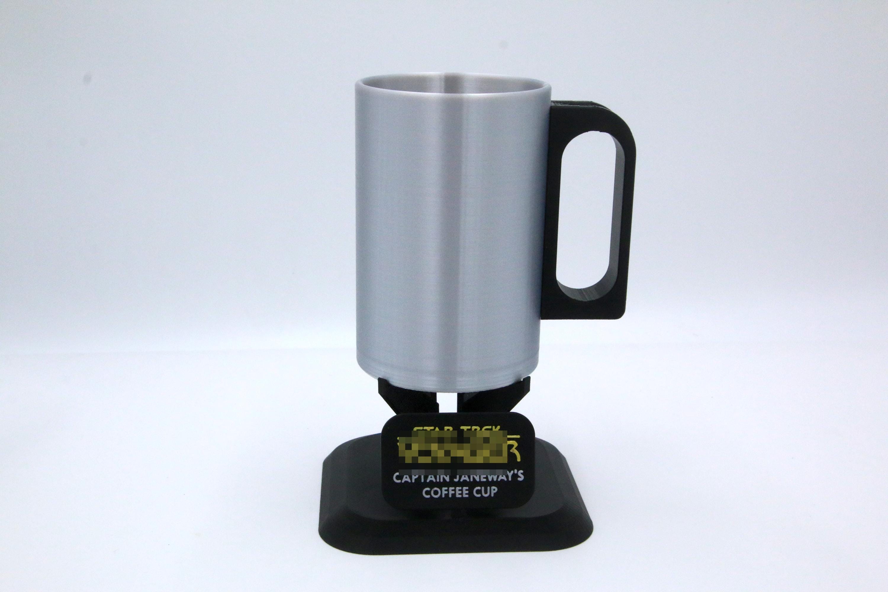 Captain Janeway's Coffee Cup With Stand and Holster - 3D Printed