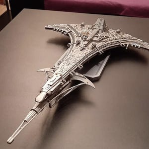 16-inch Destiny and Seed Ship - 3D Printable Replica - Fully colored and assembled