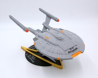 Die 3D-gedruckte Raumschiffreplik der schiffs nach dem Modell der schiffs nx 2