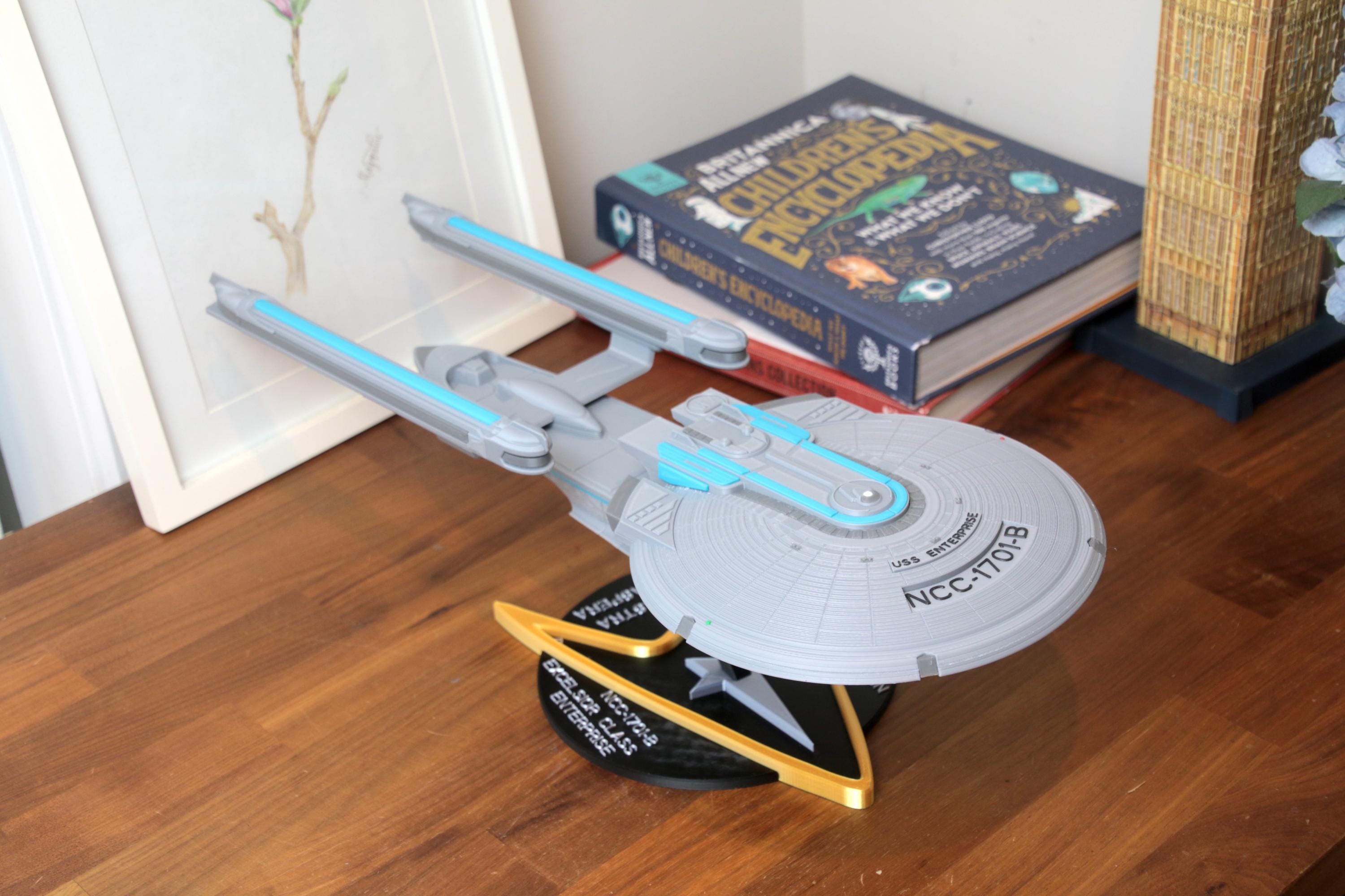 19-inch Excelsior Class NCC-1701-B Enterprise 3D Printable