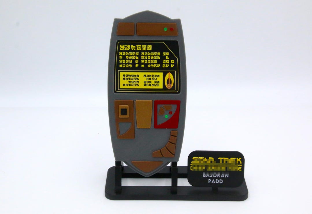 DS9 Bajoran PADD (deep Space) - 3D Printed - Fully Colored and ...