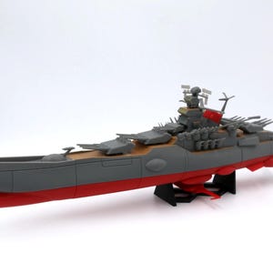 Acorazado Yamato de 25 pulgadas - Acorazado espacial - Totalmente coloreado y ensamblado - Impresión 3D