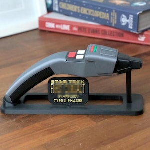 First Contact Boomerang Phaser with Stand - 3D Printed - Fully Colored and Assembled