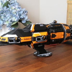 30 Inch Corvette Class Light Frigate - A Detailed Martian Navy Replica - Fully colored and Assembled - 3D Printed