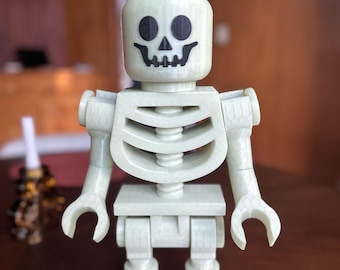 Big Brick Skeleton 500% Scale 3D Printed Model - Sci-Fi Display Figure