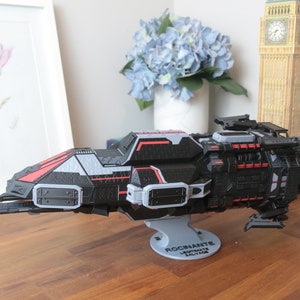 30 Inch Rocinante (Large) - Corvette Class Light Frigate - Fully colored and Assembled - 3D Printed