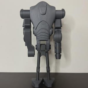 Big Brick B2 Super Battle Droid 500% Scale 3D Printed Model - Sci-Fi Display Figure