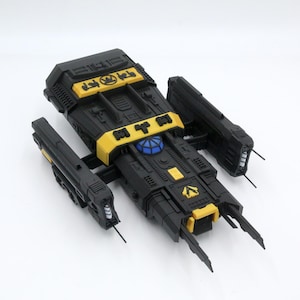 12-inch Asuran Light Corvette - 3D Printable Replica - Fully colored and assembled