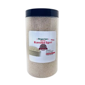 Organic Blended Egusi (Melon) Rich Flavor for African delicacy... Delicious Taste Guaranteed.