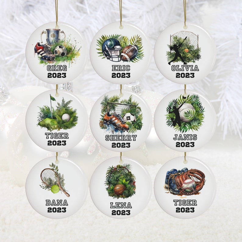 Personalized Girls Volleyball Ornament Custom Name Volleyball Players