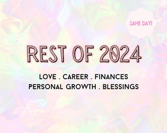 2024 Tarot Reading Detailed, 2024 Future Prediction Love Career Finance Personal Growth Blessings, Year Ahead Reading