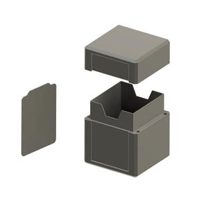 Descarga digital: Caja de exhibición Commander, tapa magnética, capacidad para más de 100 cartas con funda doble - MTG Pokémon Yu-Gi-Oh