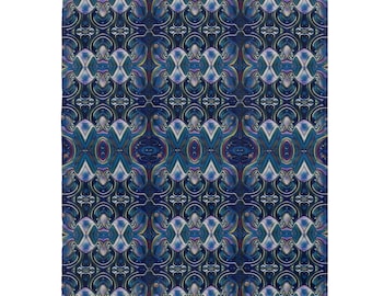 Mantas y mantas - Manta de felpa de pana - Stella Blue