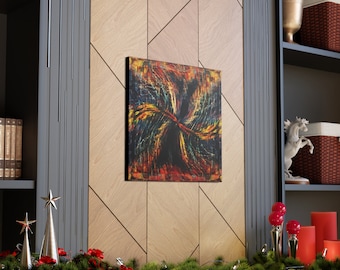 Premium Wall Art Canvas Gallery Wrap: Noches de otoño