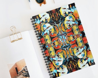 Cuaderno de espiral Eddie Peace - Línea reglada