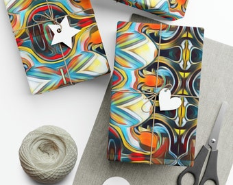 Papel de regalo único que brilla