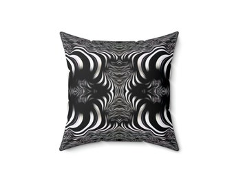 Almohada cuadrada de poliéster hilado