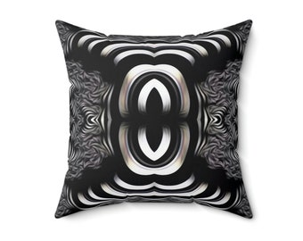 Almohada cuadrada de poliéster hilado