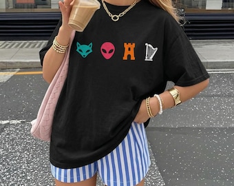 Comfort Tee San Antonio Basketball, Fox Alien Castle Harper Tee