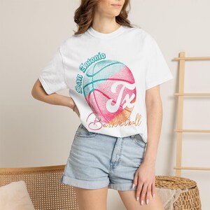 Comfort Tee San Antonio Basketball, Texas Fiesta Tee