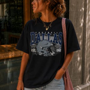 Comfort Tee Dallas Football, Game Day Tee, Cowboy T-Shirt