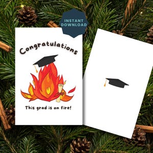 Afstudeerkaart Grad Card Class of 2025 Senior 2025 Digitale afdrukbare grappig Grad-citaat Instant Download cadeau High School College