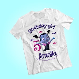 Vampirina Birthday Family Shirts Vampirina Family Shirt Vampirina Custom Birthday Shirts Vampirina Party Shirts