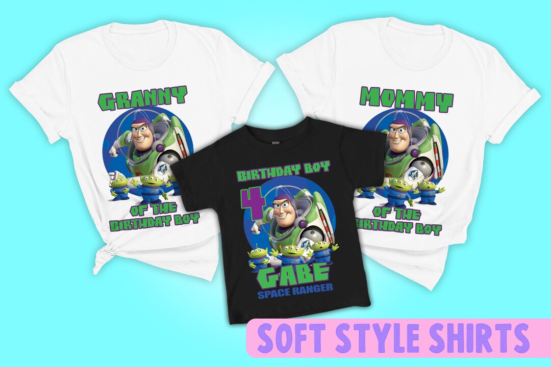 Buzz Lightyear Birthday Shirt, Birthday T Shirt, Buzz Lightyear ...